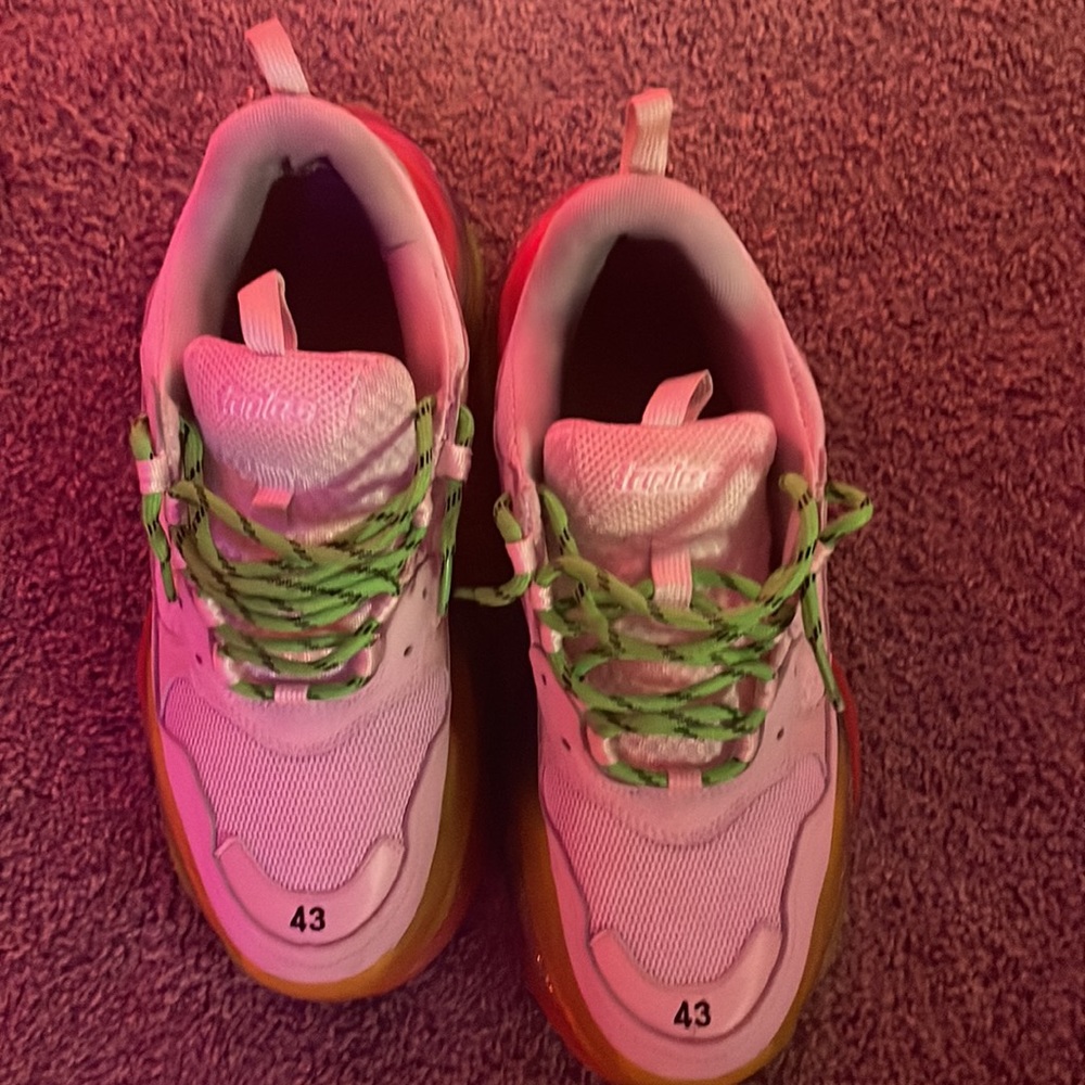 Balenciaga Triple S rainbow colorway